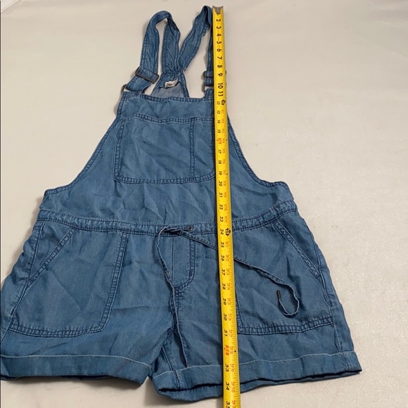 Garage lightweight denim drawstring shortalls - Picture 11 of 13